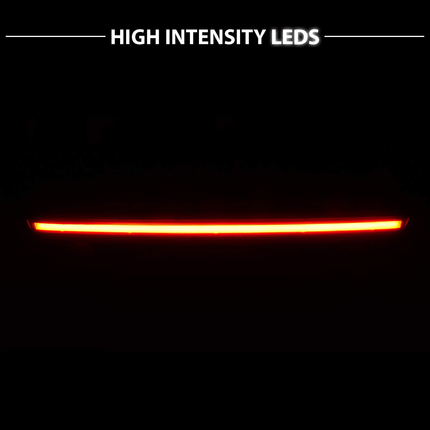 キャデラック　3rd ハイマウント　ランプ　ブレーキ　コンバー　クーペ Amazon | AmeriLite レッドネオンLED 3rd ブレーキランプ